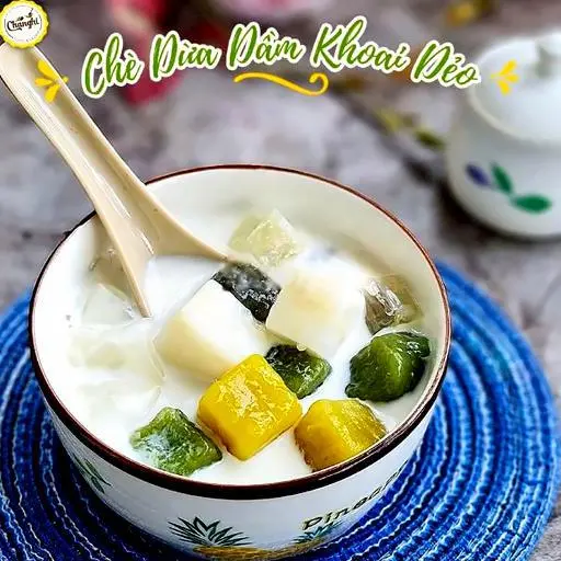 Hình ảnh Chè dừa dầm khoai dẻo