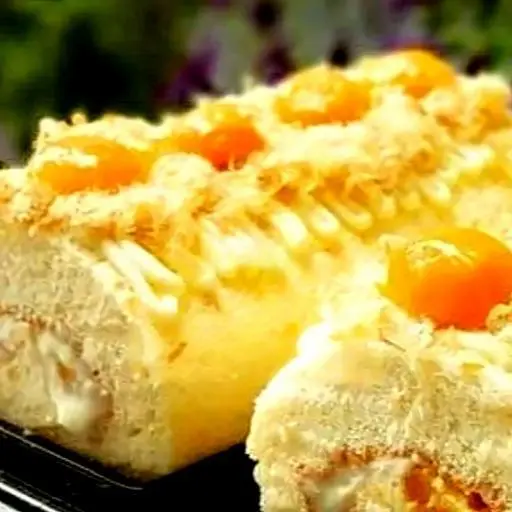 Hình ảnh Bông Lan Cuốn Chà Bông Trứng Muối Lớn