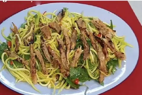 Hình ảnh gỏi xoài cá lóc