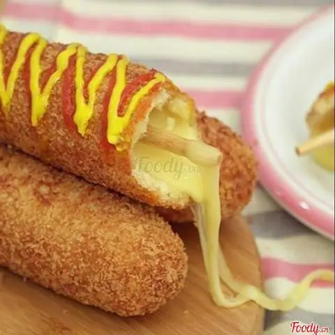 Hình ảnh Hotdog phô mai