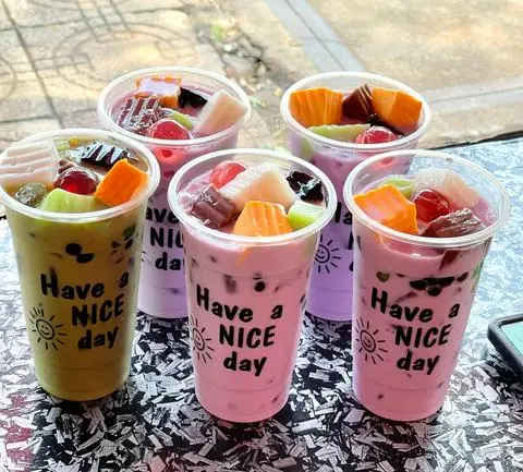 Hình ảnh Trà sữa khoai môn - size M
