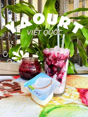 Hình ảnh Yaourt việt quất đá xay