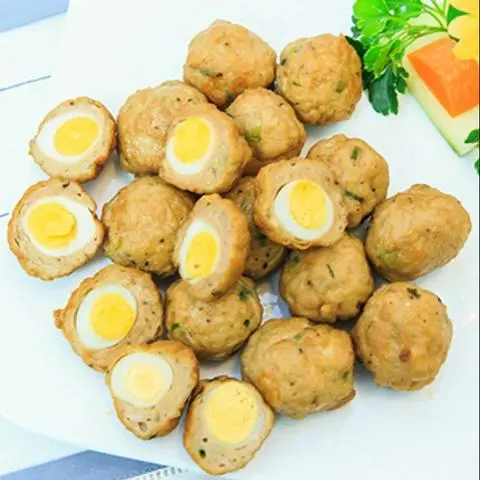 Hình ảnh Chả Cá Trứng Cút (4 Viên)