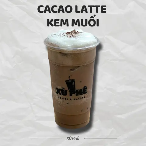 Hình ảnh Cacao latte kem muối