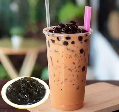 Hình ảnh Trà sữa Sương sáo sợi