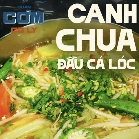 Hình ảnh Cơm canh chua đầu cá lóc