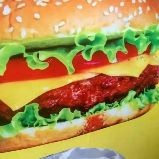 Hình ảnh Hamburger gà ốp la