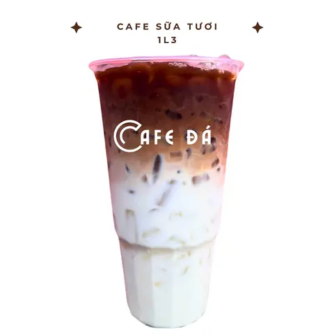 Hình ảnh Cafe sữa tươi chà bá 1L3