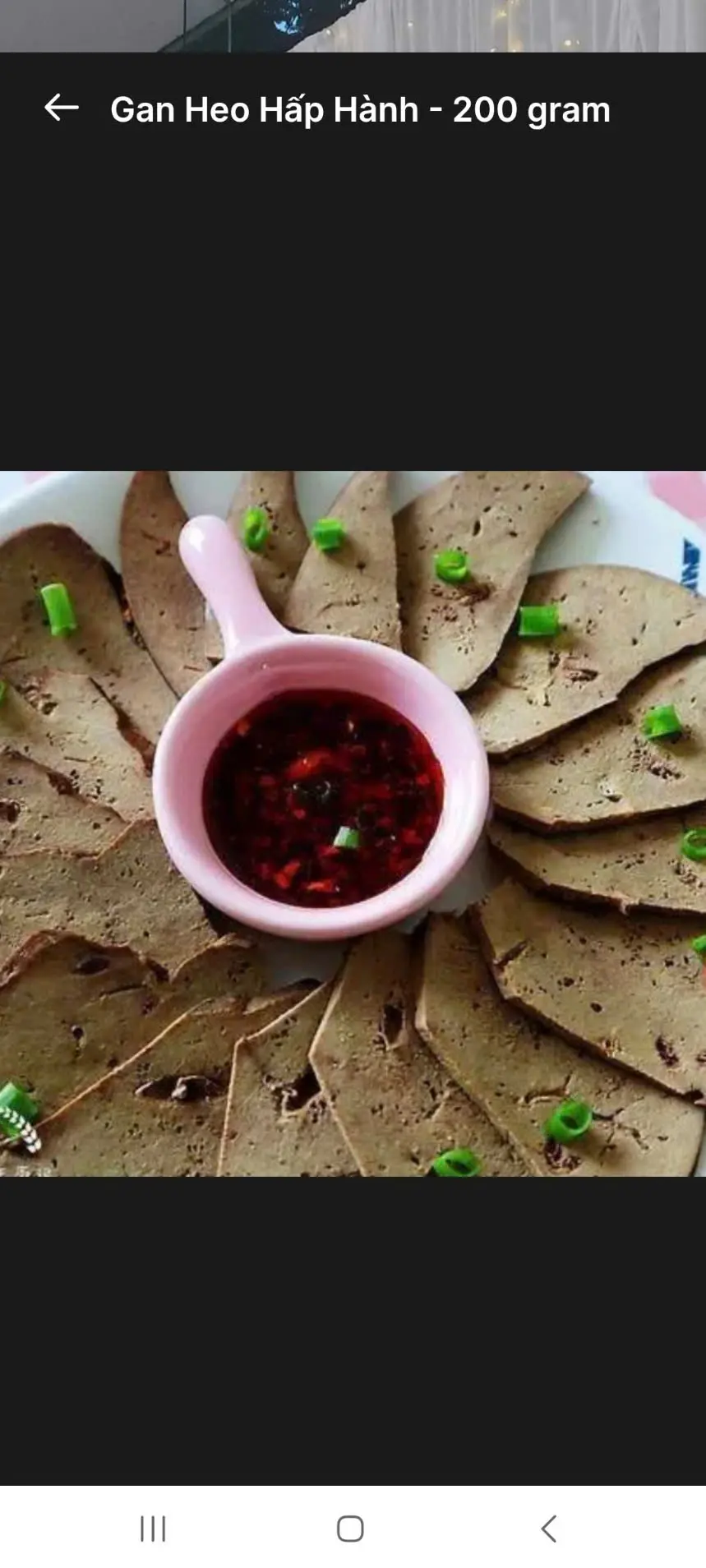 Hình ảnh Gan Heo Hấp Hành