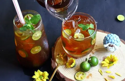 Hình ảnh Hồng trà tắc