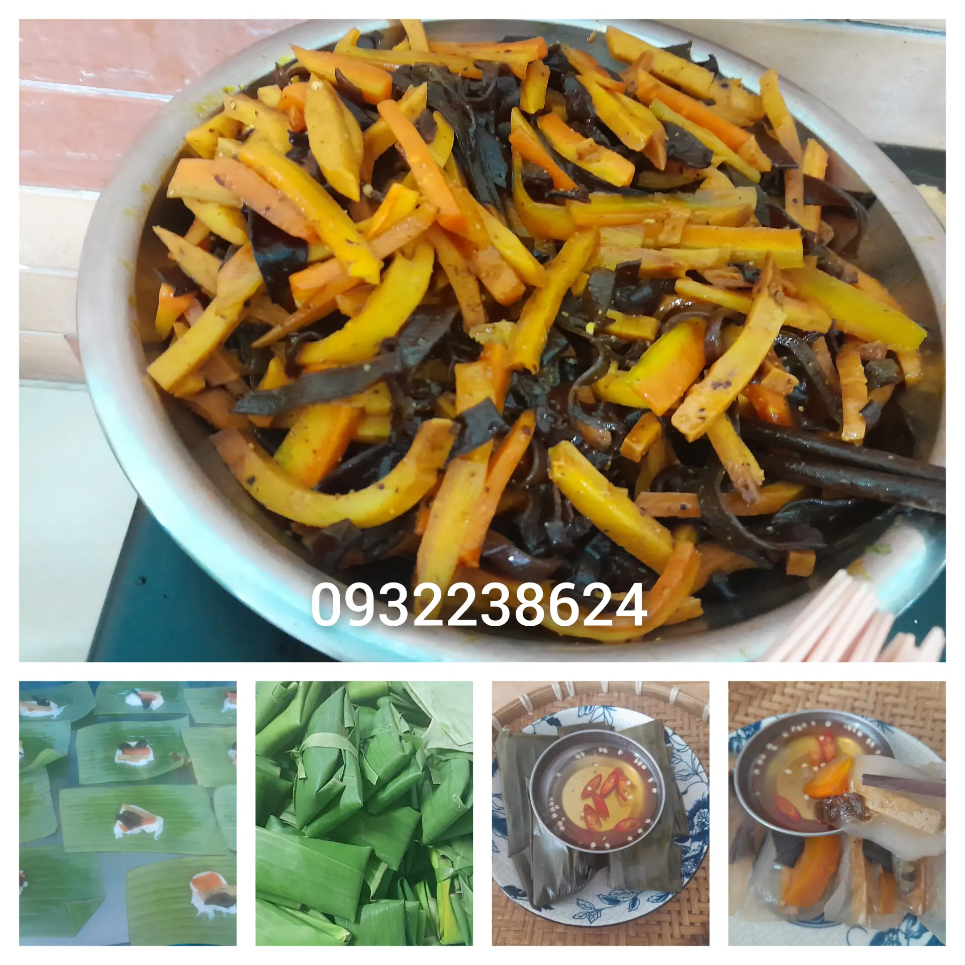 Hình ảnh bánh lọc chay (bánh sông) 50c
