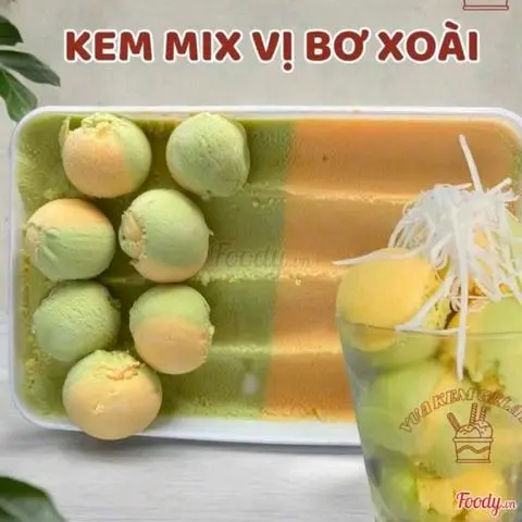 Hình ảnh Kem mix vị bơ xoài 