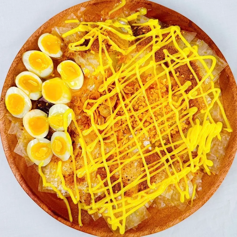 Hình ảnh Bánh Tráng Bơ Tỏi Hành Phi/ Mỡ Hành/ Tỏi Phi/ Hành Phi Trứng Cút Lòng Đào