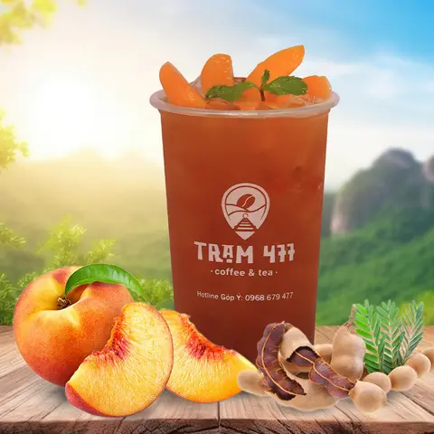 Hình ảnh Trà Đào Đá Me