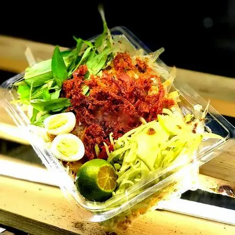 Hình ảnh Bánh tráng trộn khô bò