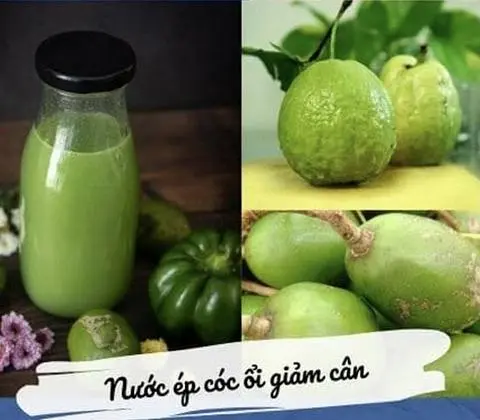 Hình ảnh nước ép cóc, ổi 