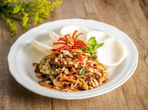 Hình ảnh Gỏi Nấm Sốt Táo