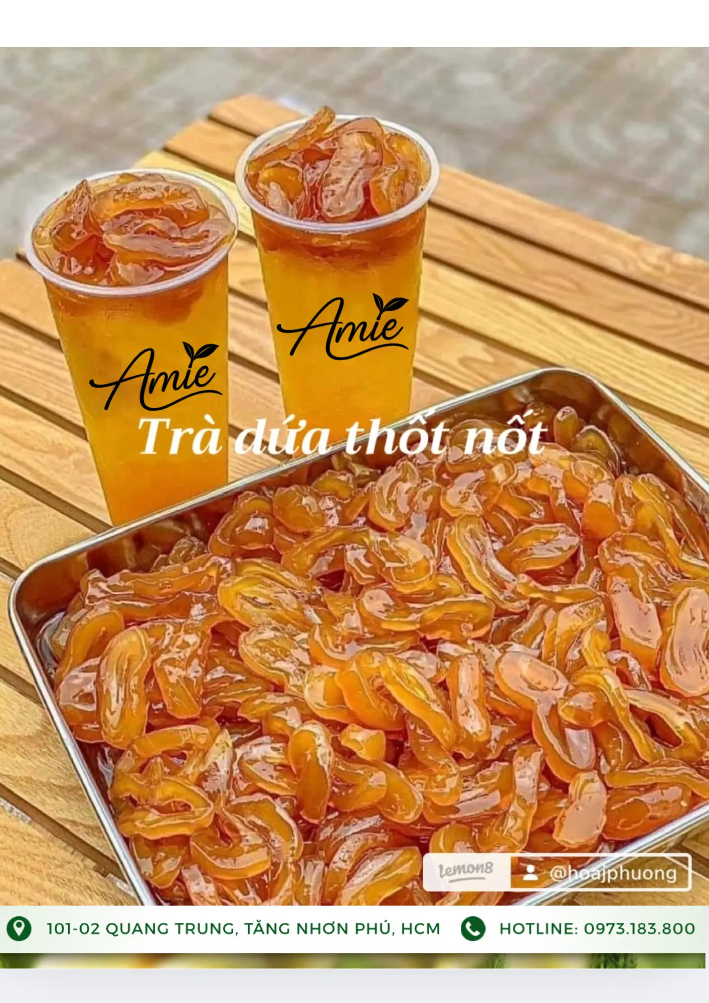 Hình ảnh Trà dứa thốt nốt
