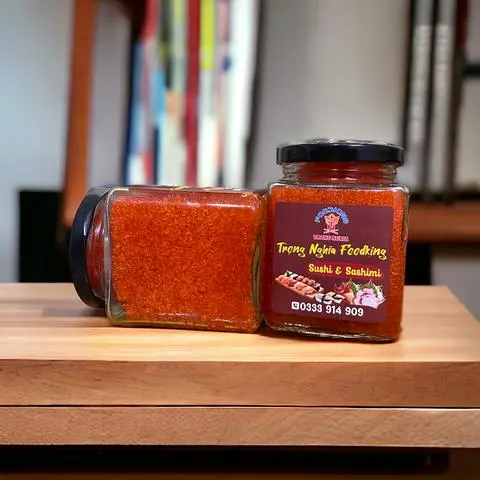 Hình ảnh 50g trứng cá chuồn cam(vị tự nhiên)