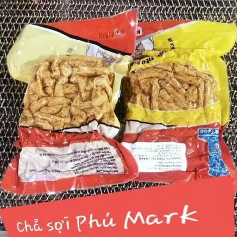 Hình ảnh Chả Cá Sợi 500g Phú Mark, Chả Cá Chiên Thơm Ngon, Dinh Dưỡng