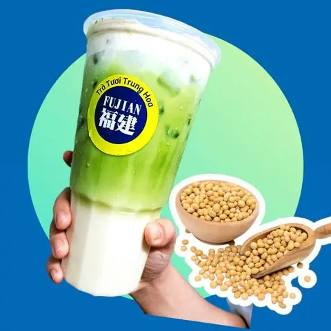 Hình ảnh Ngon & Bổ- Matcha latte sữa đậu nành inchiban - Ly 700ml