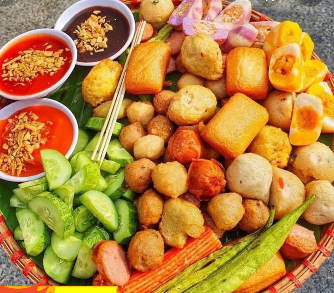 Hình ảnh Combo cá viên chiên thập cẩm- size VỪA ( tặng kèm đậu bắp chiên)