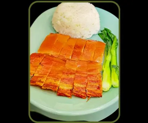 Hình ảnh Cơm heo sữa - Suckling Pig Rice 乳豬飯