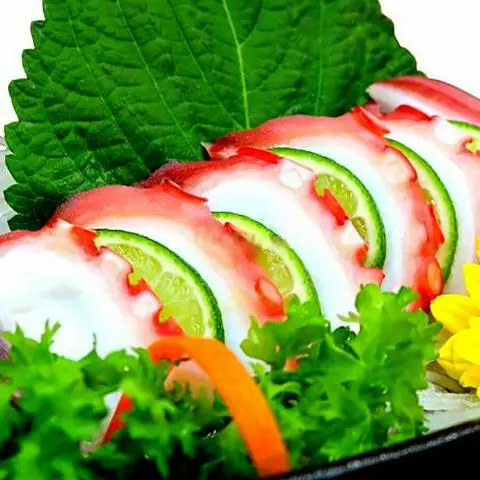 Hình ảnh Sashimi Bạch Tuộc