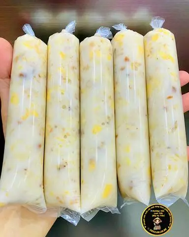 Hình ảnh Combo 5 túi kem chuối truyền thống mít siêu ngon (có túi giữ nhiệt)