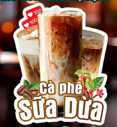 Hình ảnh Cafe sữa dừa ly 700ml