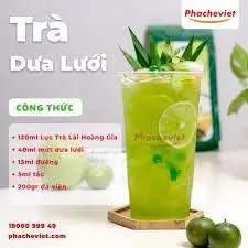 Hình ảnh Trà dưa lưới Size Đại 1,lit