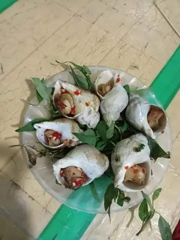 Hình ảnh ốc gai nướng muối ớt 