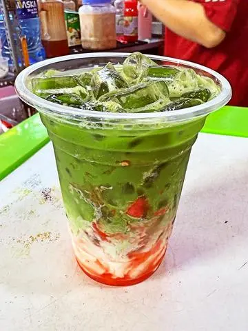 Hình ảnh Matcha Latte Ổi Hồng Ly Khổng Lồ 800ml