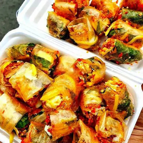 Hình ảnh Bánh tráng bơ cuốn lớn 