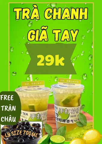 Hình ảnh TRÀ CHANH GIÃ TAY (CHANH NƯỚC HOA)