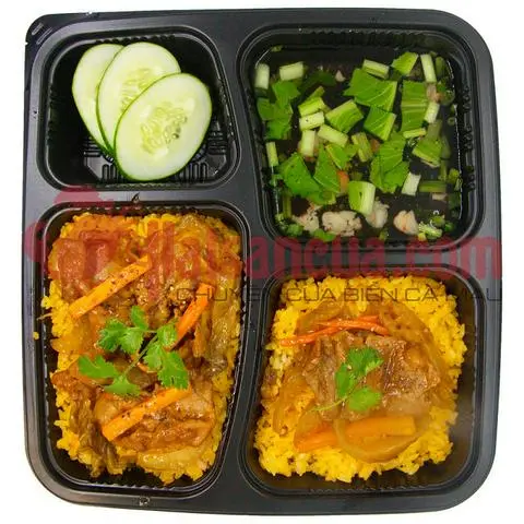 Hình ảnh Cơm bò xào cải chua