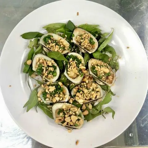 Hình ảnh SÒ LÔNG NƯỚNG MỠ HÀNH