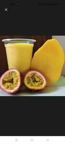Hình ảnh Sinh tố xoài thơm chanh dây