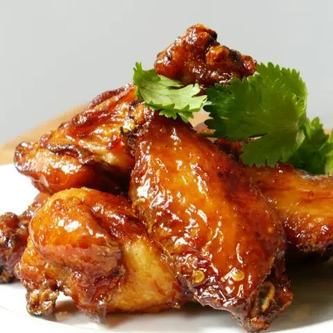 Hình ảnh Cơm chiên đùi gà khổng lồ sốt MẮM ME BƠ ĐẬU PHỘNG