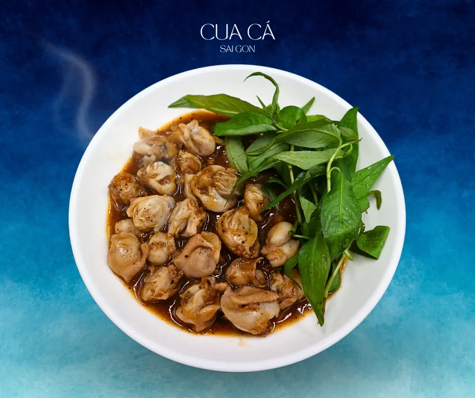 Hình ảnh Răng Mực Sốt Tiêu Đen 150gr