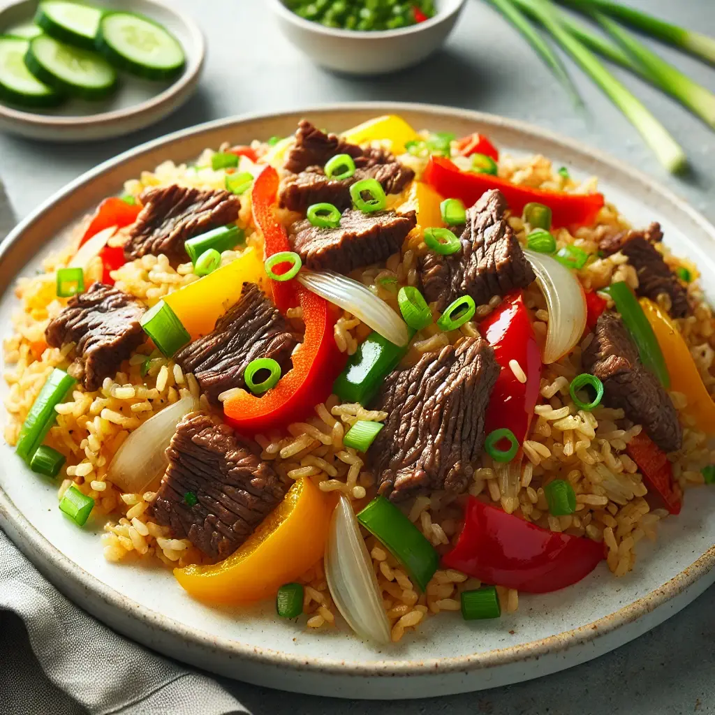 Hình ảnh Cơm Chiên Bò Lát Áp Chảo