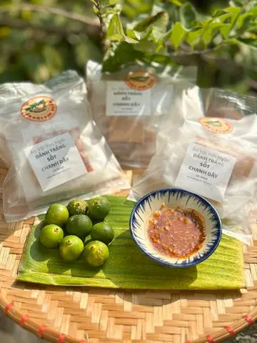 Hình ảnh BÁNH TRÁNG SỐT CHANH DÂY