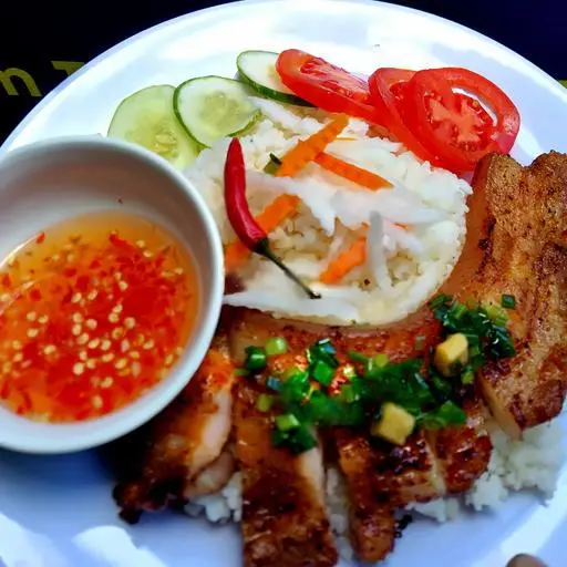 Hình ảnh Cơm ba rọi nướng