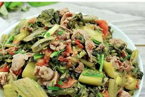 Hình ảnh Cơm chiên - bò xào dưa chua