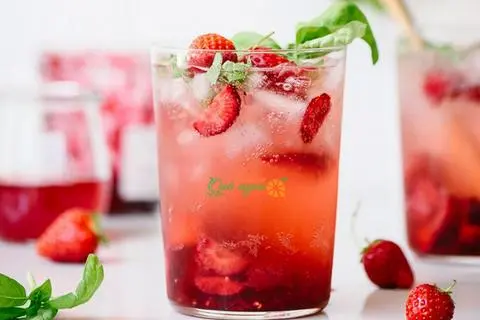 Hình ảnh Soda dâu tây