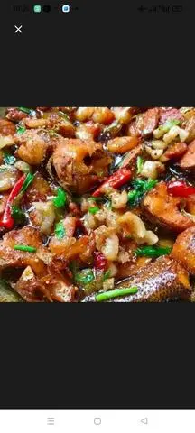 Hình ảnh cơm cá lóc kho tiêu 