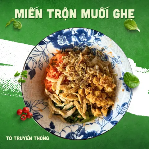 Hình ảnh HOT - MIẾN TRỘN MUỐI GHẸ CÔ NGÂN TÔ TRUYỀN THỐNG