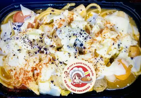 Hình ảnh Mì Ý Tokbokki Nhân Phô Mai