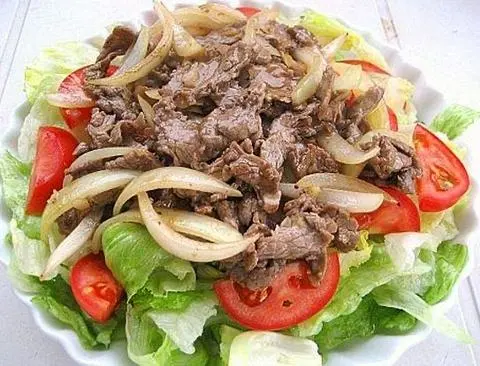 Hình ảnh bò xào củ hành 