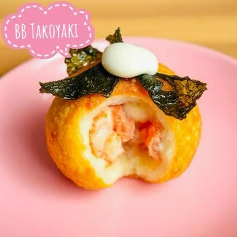 Hình ảnh 5 viên Takoyaki Thanh Cua(Crab Sticks)
